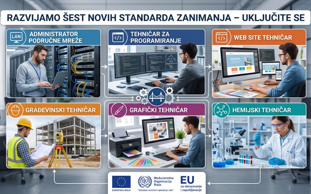 Razvijamo šest novih standarda zanimanja – uključite se